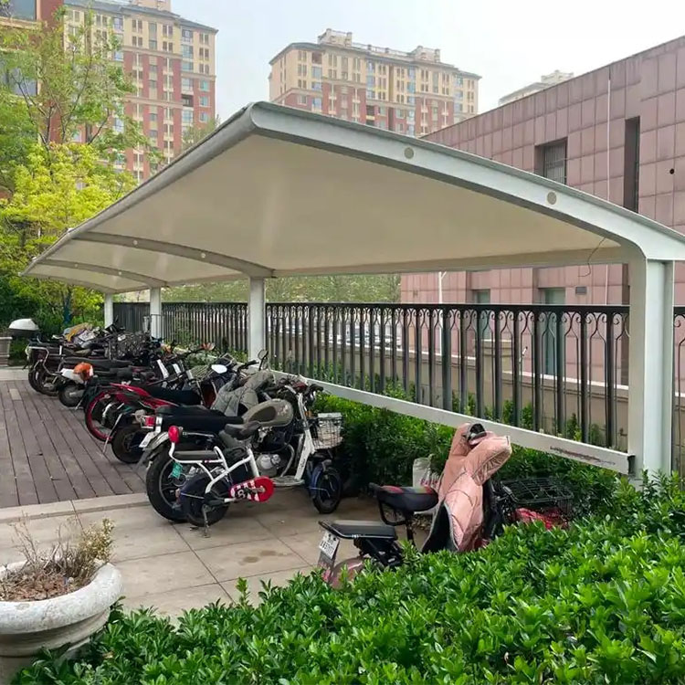 高青县膜结构电动车棚